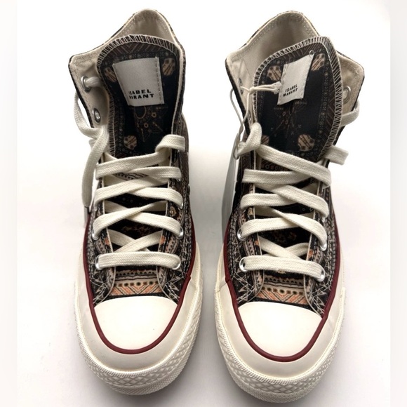 Isabel Marant x Converse Chuck 70 Printed Cotton High-Top Sneakers - Picture 2 of 6